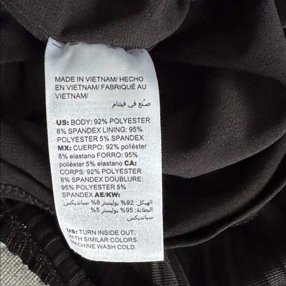 NWOT Chico’s Lurex Stripe Velvet Short Dress Size 12 (Chico’s Size 2). - Picture 6 of 7